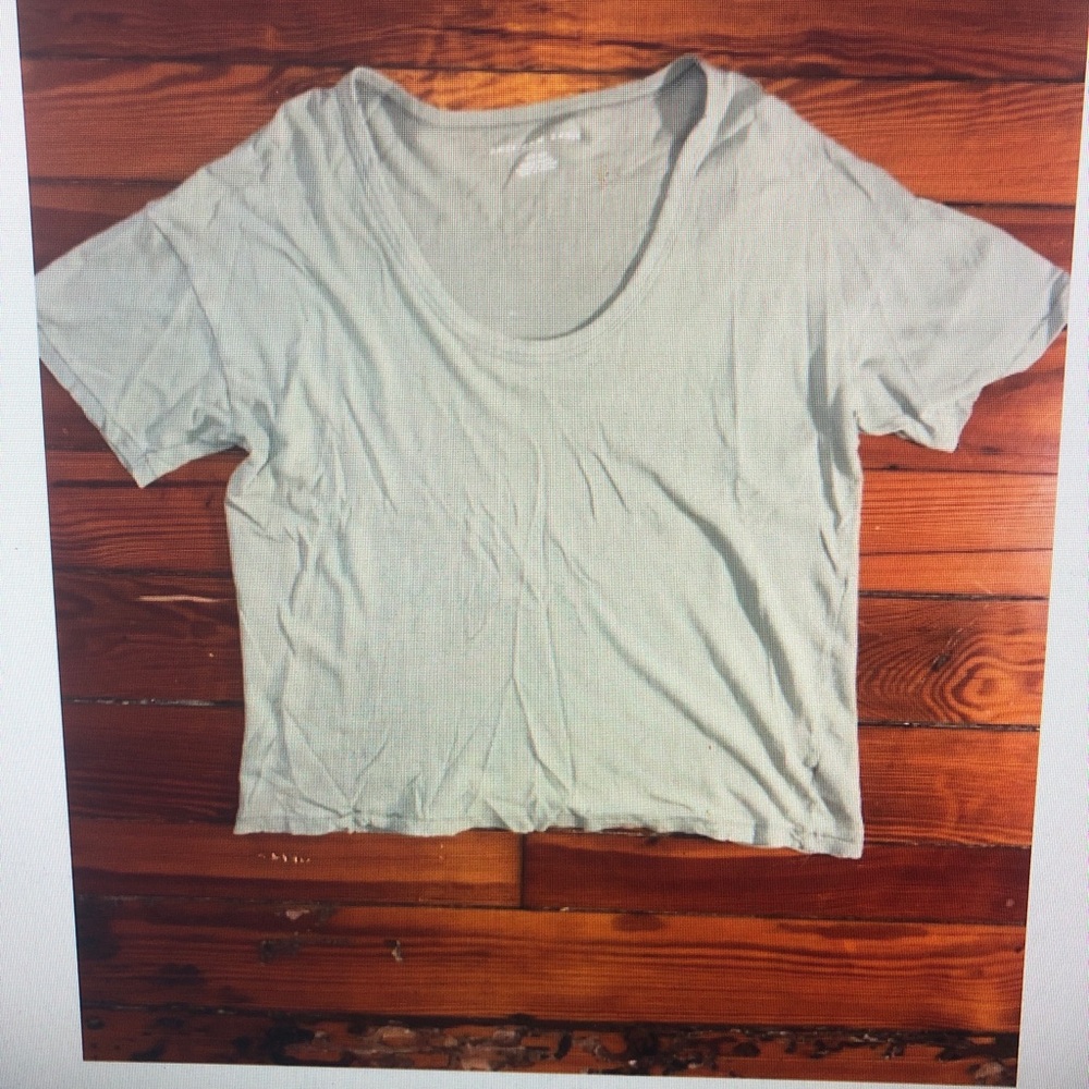 Light Sage Women's Scoop Neck Tee